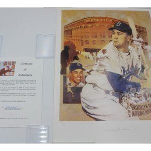 DUKE SNIDER LIMITED EDITION SIGNED LITHOGRAPH